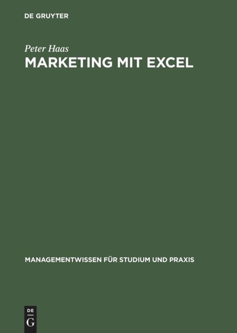 book: Marketing mit Excel