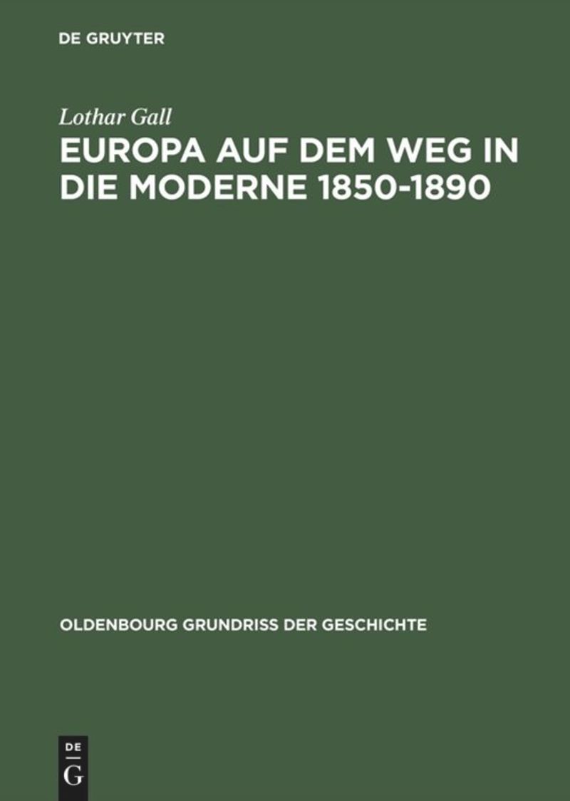 book: Europa auf dem Weg in die Moderne 1850–1890