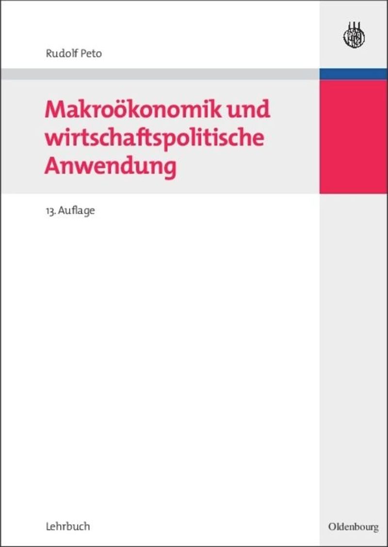 book: Makroökonomik und wirtschaftspolitische Anwendung