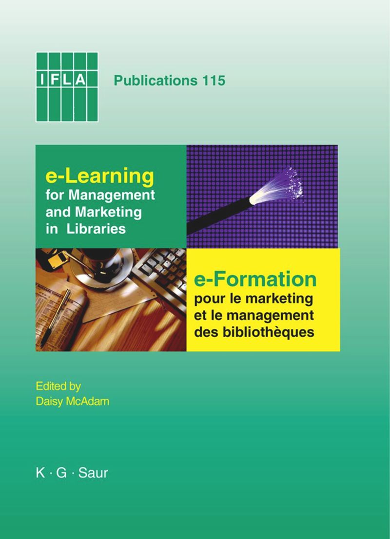 book: e-Learning for Management and Marketing in Libraries