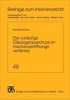 book: Der vorläufige Gläubigerausschuss im Insolvenzeröffnungsverfahren