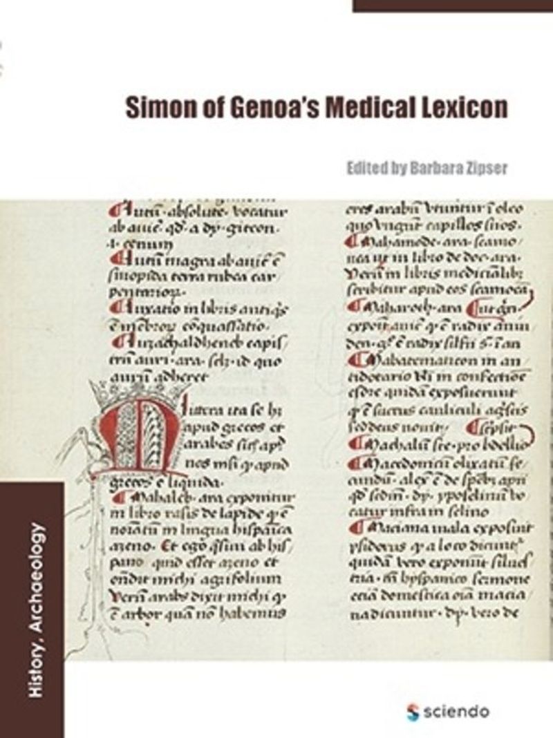 book: Simon of Genoa's Medical Lexicon