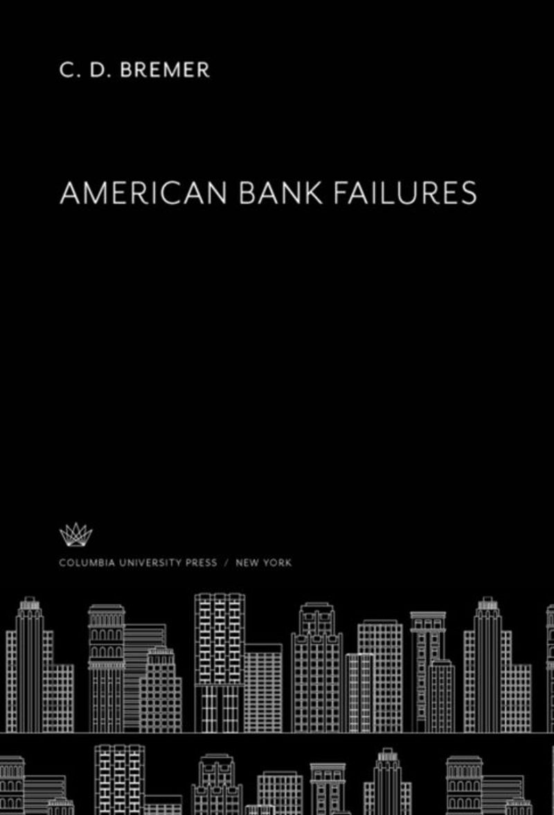 book: American Bank Failures
