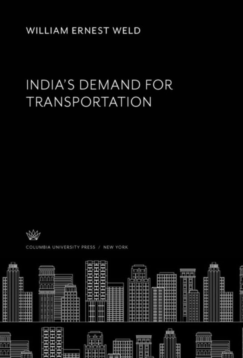 book: India’S Demand for Transportation