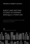 Magic and Natural Science in German Baroque Literature