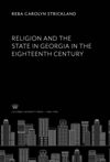 book: Religion and the State in Georgia in the Eighteenth Century