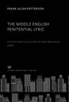The Middle English Penitential Lyric
