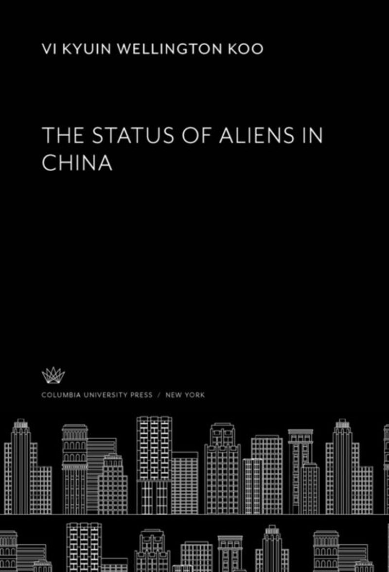 book: The Status of Aliens in China