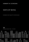 book: Ways of Being. Elements of Analytic Ontology