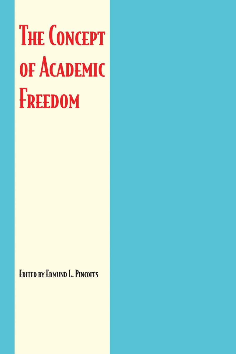 book: The Concept of Academic Freedom