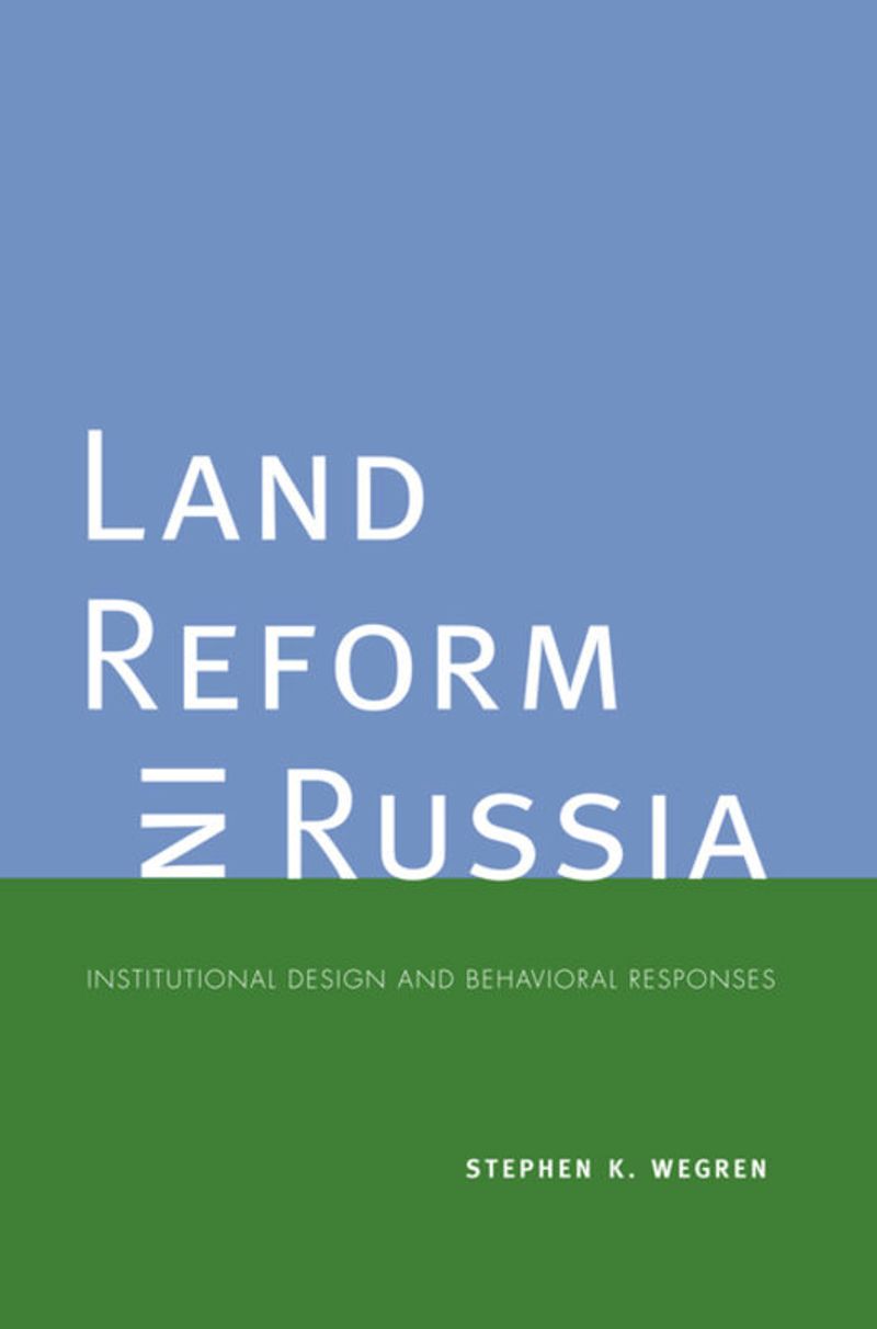 book: Land Reform in Russia