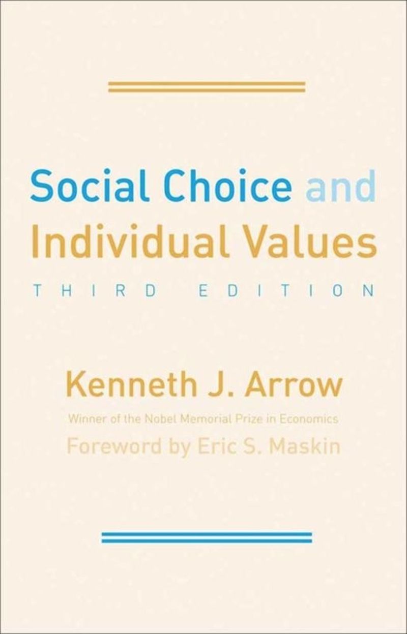 book: Social Choice and Individual Values