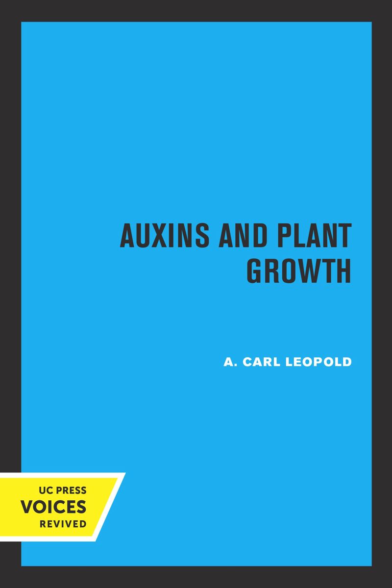 book: Auxins and Plant Growth