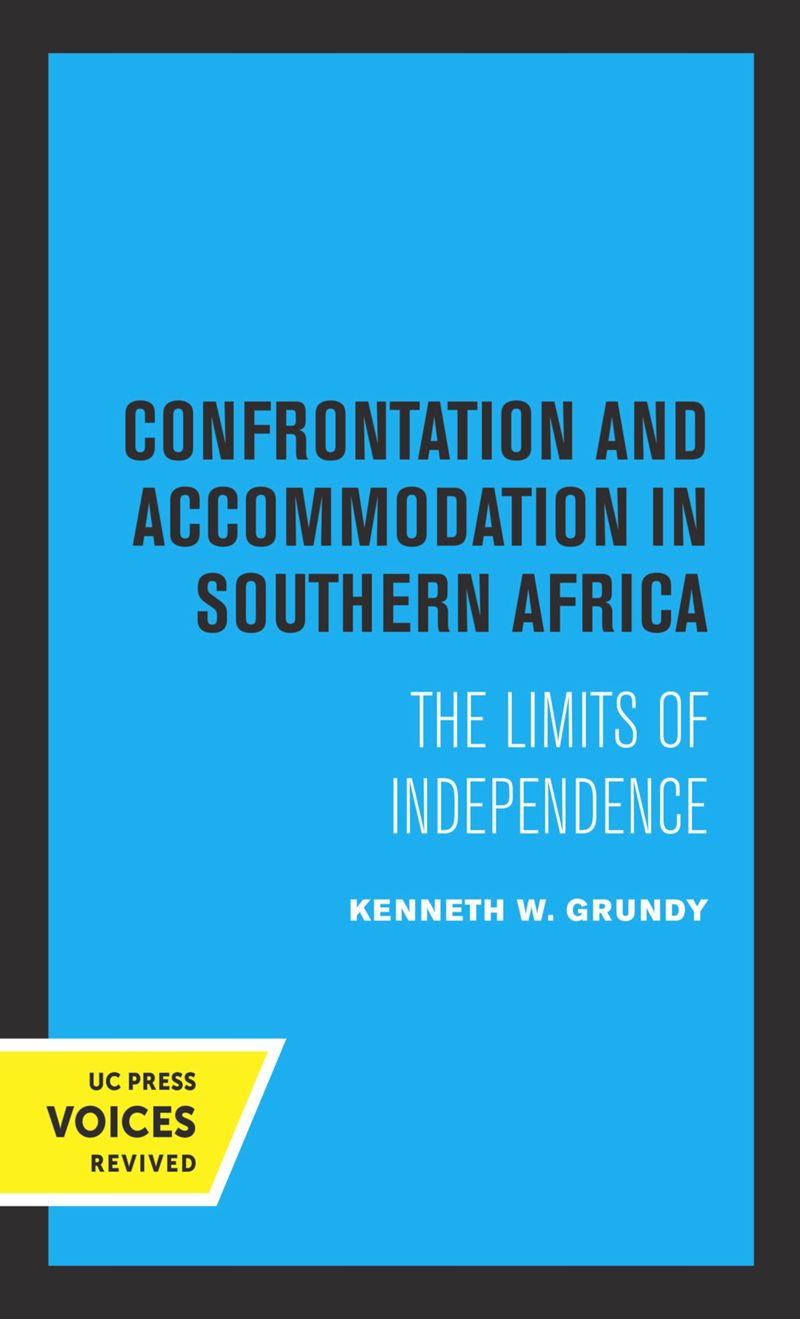 book: Confrontation and Accommodation in Southern Africa