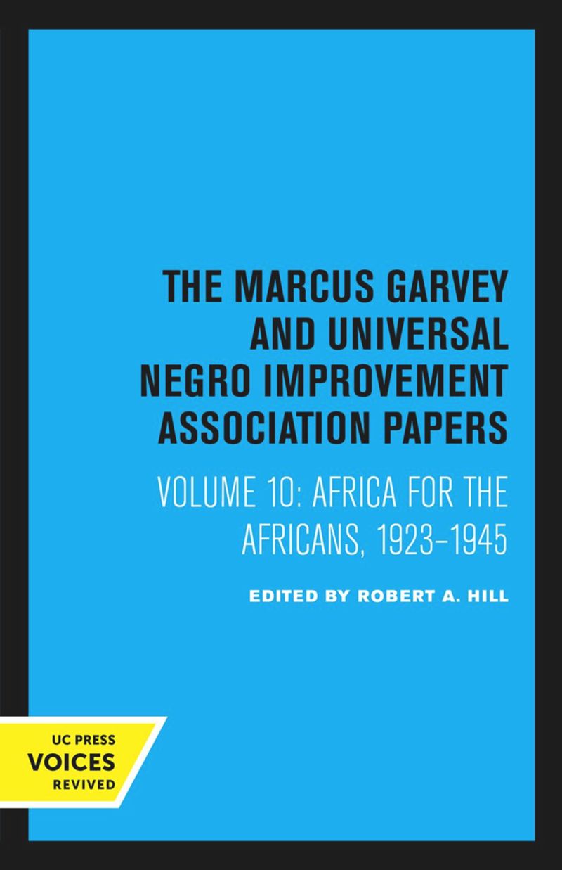 book: Volume 10 Africa for the Africans, 1923–1945