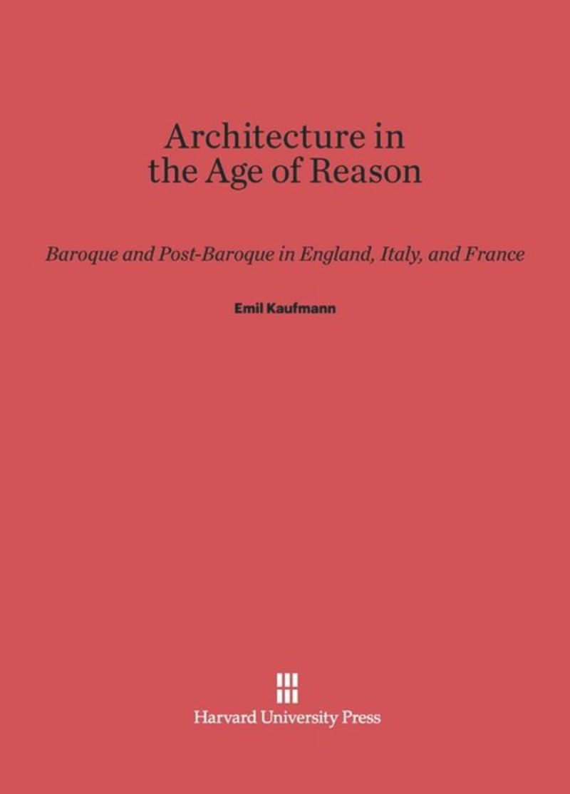 book: Architecture in the Age of Reason