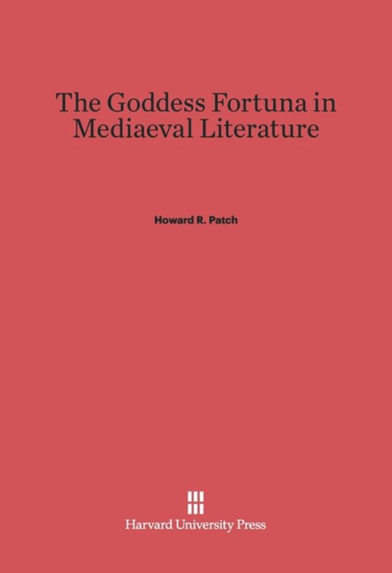 book: The Goddess Fortuna in Mediaeval Literature