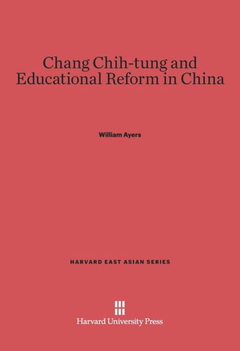 book: Chang Chih-tung and Educational Reform in China