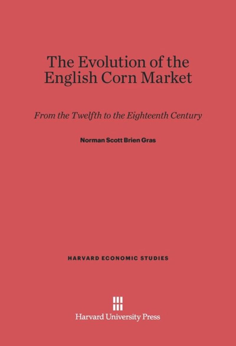 book: The Evolution of the English Corn Market