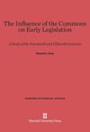book: The Influence of the Commons on Early Legislation