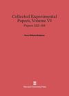 book: Volume VI Collected Experimental Papers, Volume VI