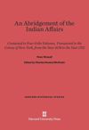 book: An Abridgement of the Indian Affairs