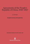Agreements of the People’s Republic of China, 1949–1967