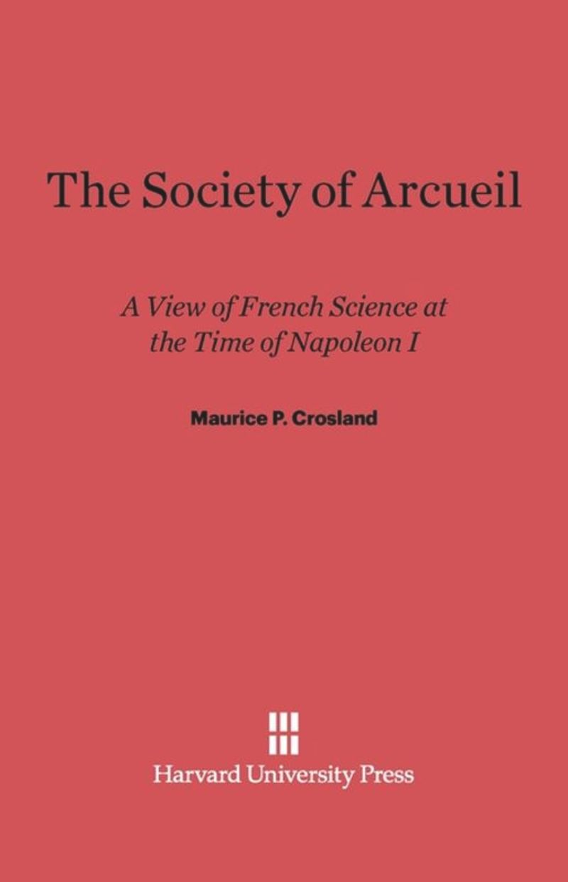 book: The Society of Arcueil