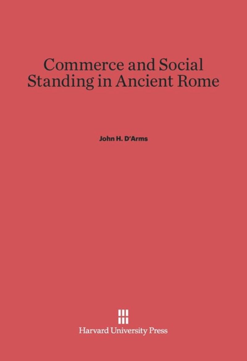 book: Commerce and Social Standing in Ancient Rome