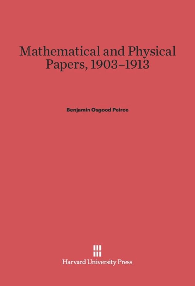book: Mathematical and Physical Papers, 1903–1913