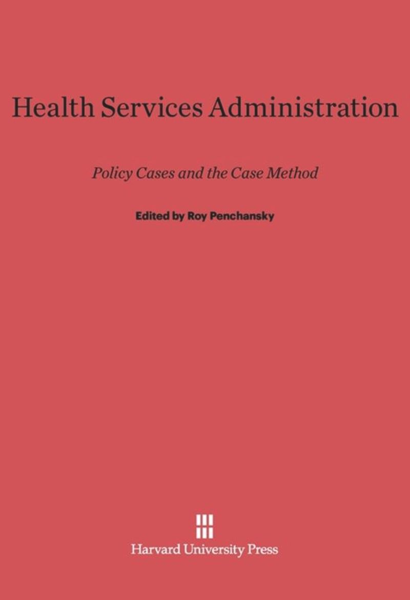 book: Health Services Administration