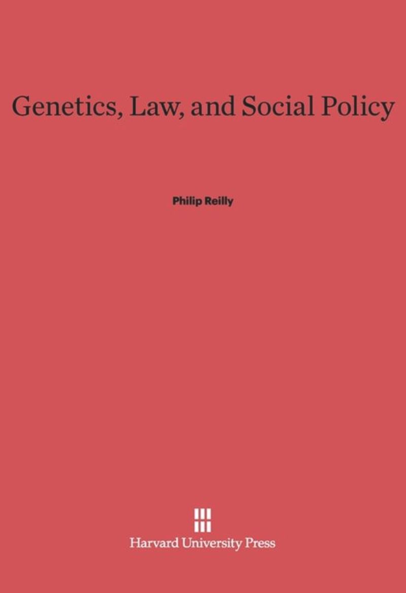 book: Genetics, Law, and Social Policy