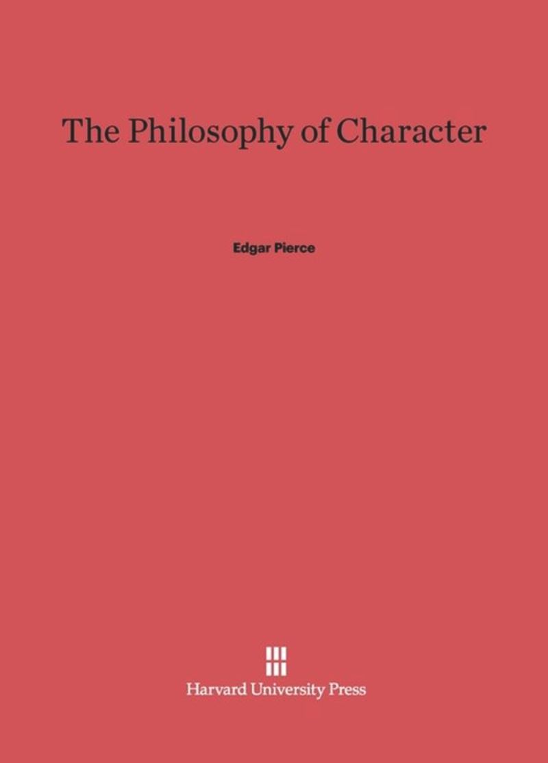 book: The Philosophy of Character
