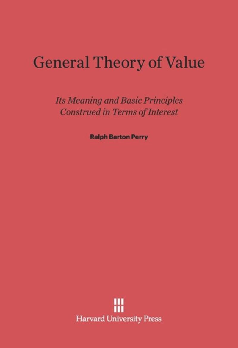 book: General Theory of Value