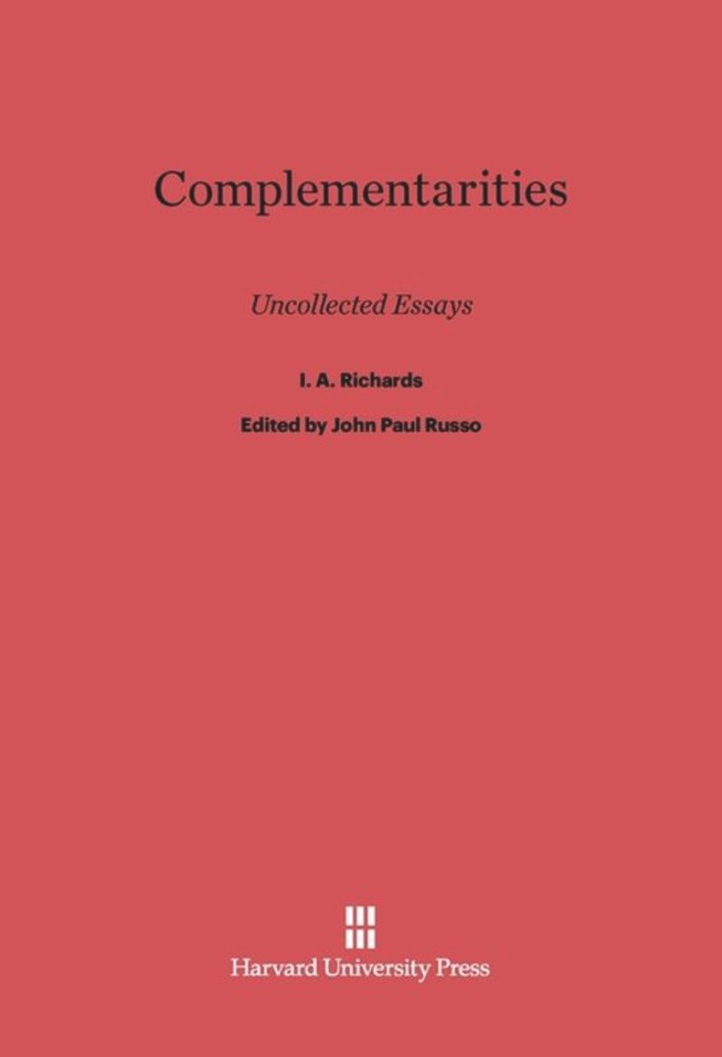 book: Complementarities