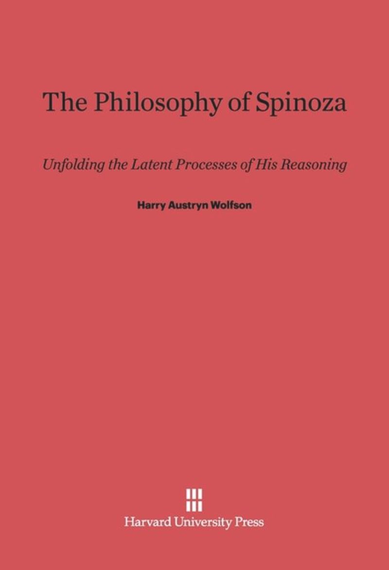 book: Philosophy of Spinoza