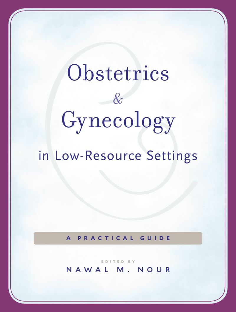 book: Obstetrics and Gynecology in Low-Resource Settings