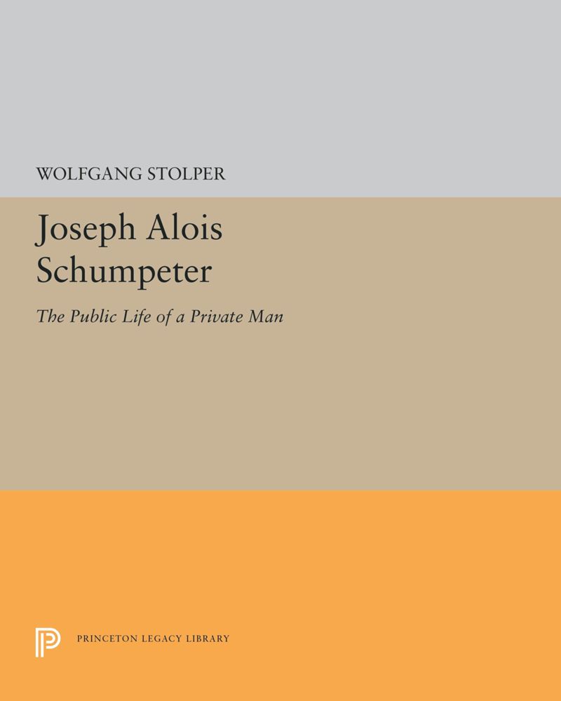 book: Joseph Alois Schumpeter