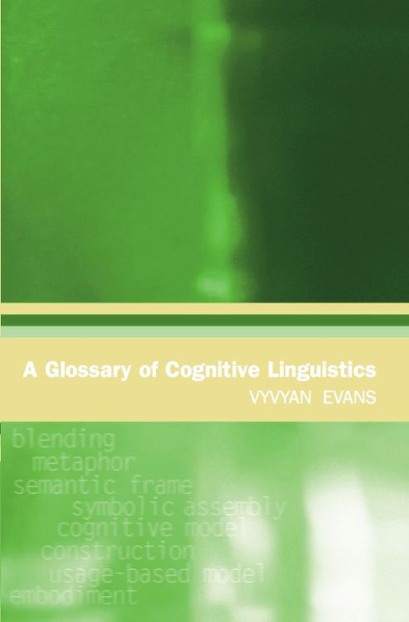 book: A Glossary of Cognitive Linguistics