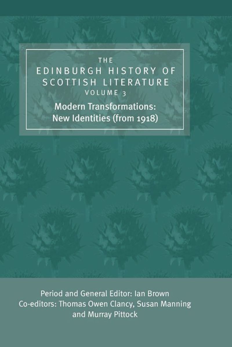 book: The Edinburgh History of Scottish Literature