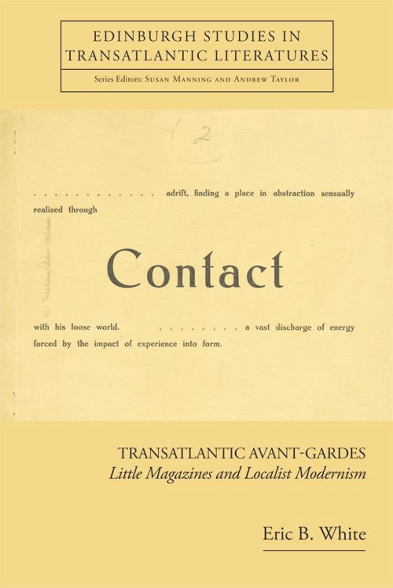 book: Transatlantic Avant-Gardes