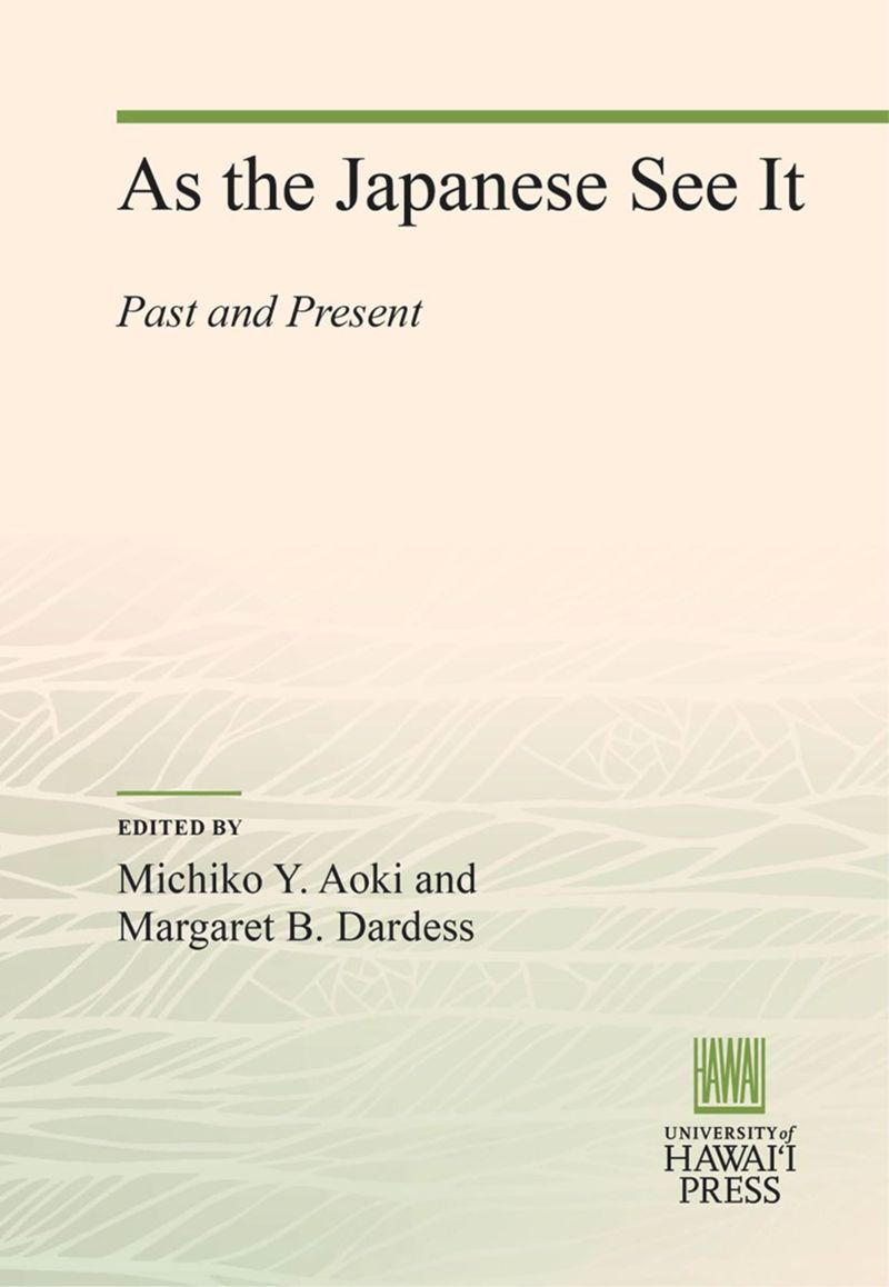 book: As the Japanese See It
