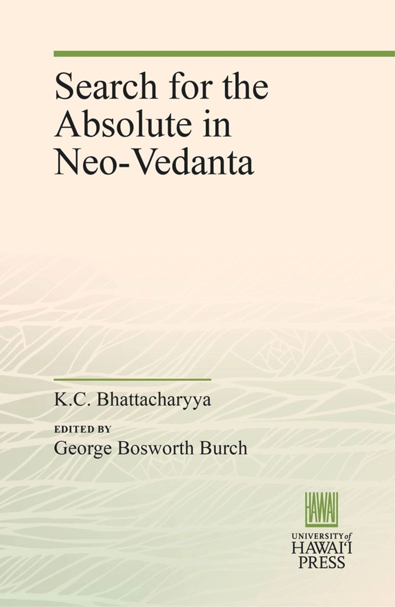 book: Search for the Absolute in Neo-Vedanta
