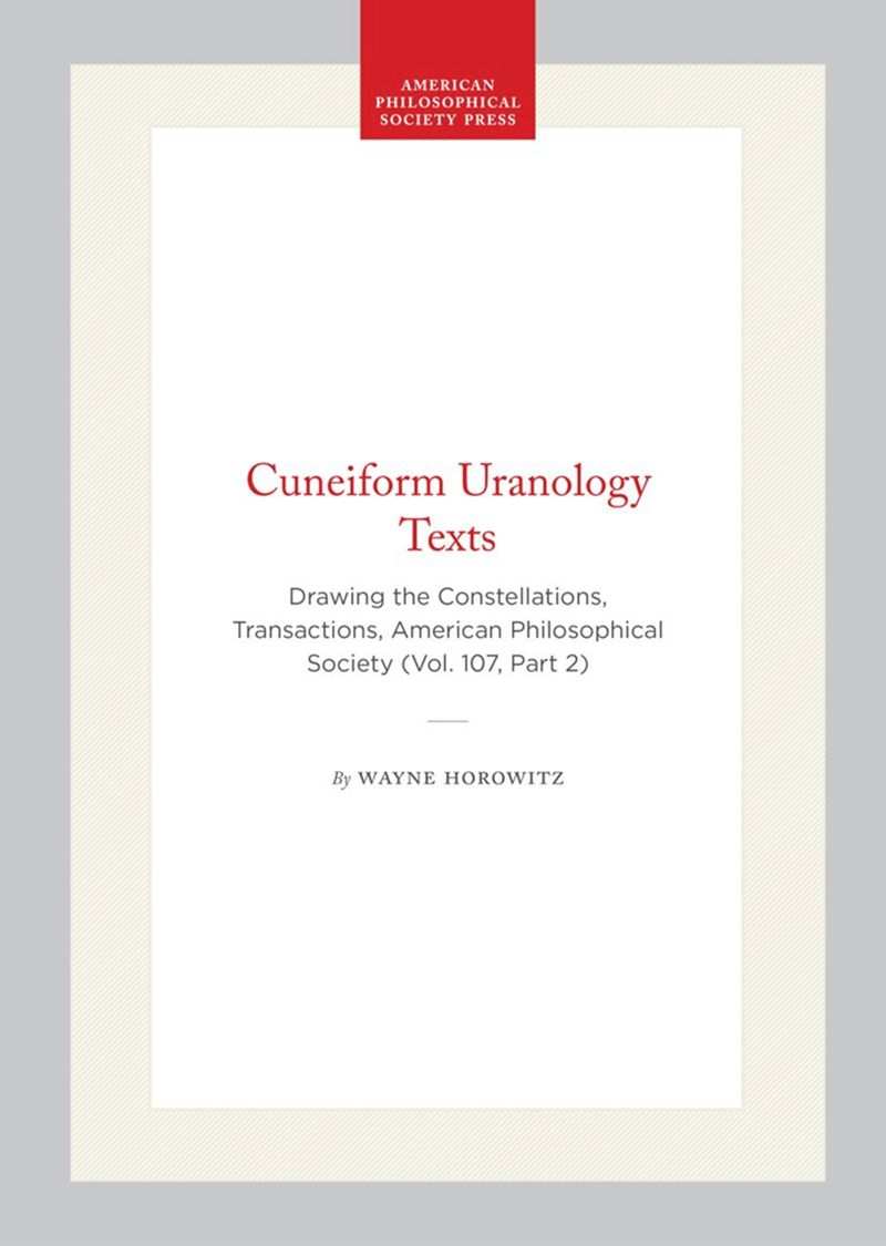 book: Cuneiform Uranology Texts