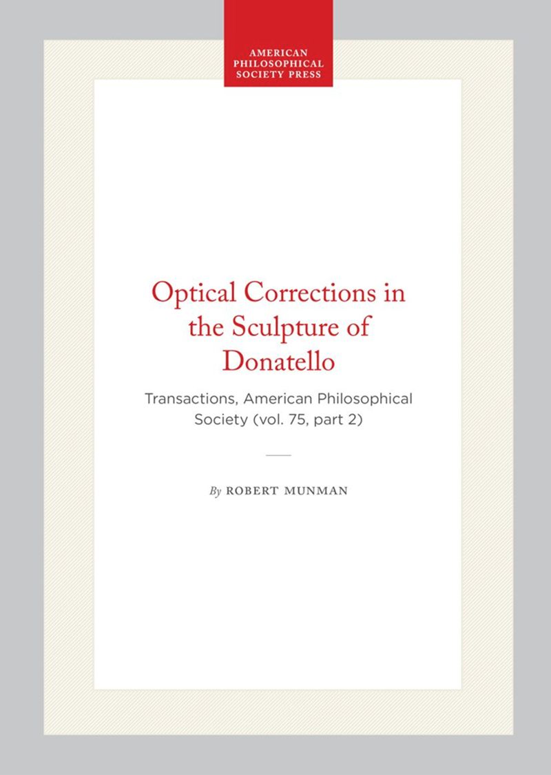 book: Optical Corrections in the Sculpture of Donatello