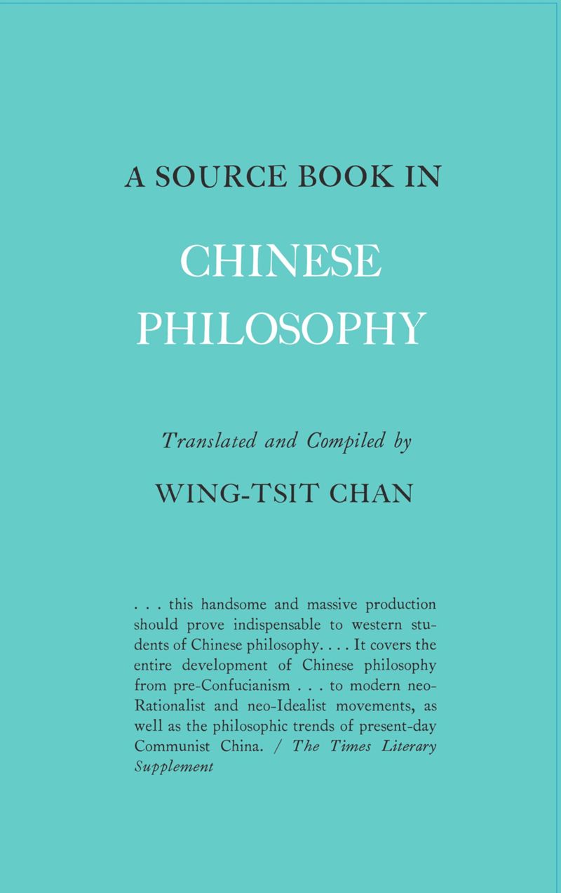 book: A Source Book in Chinese Philosophy