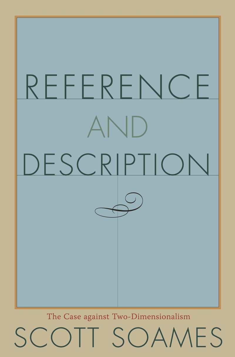 book: Reference and Description
