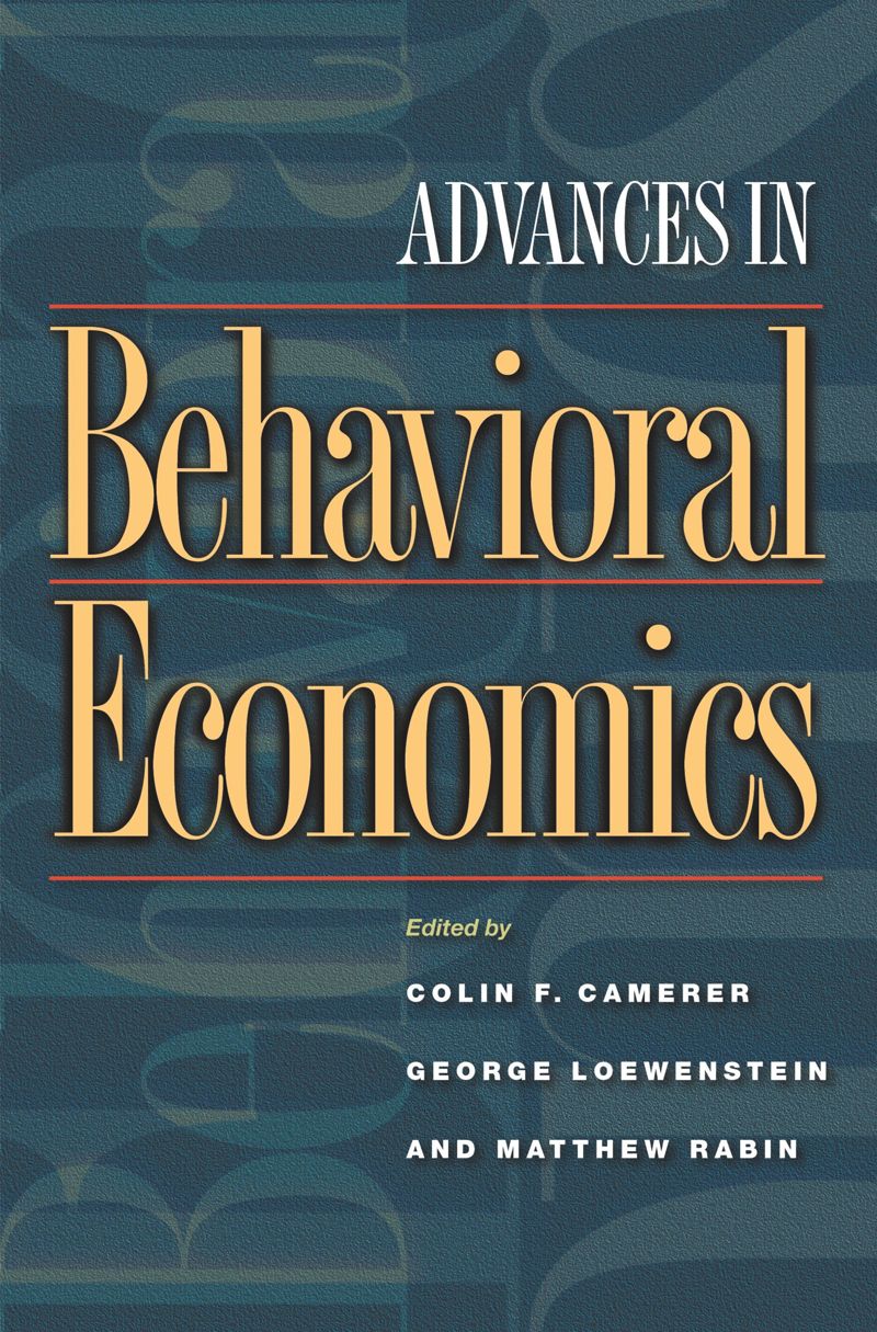 book: Advances in Behavioral Economics