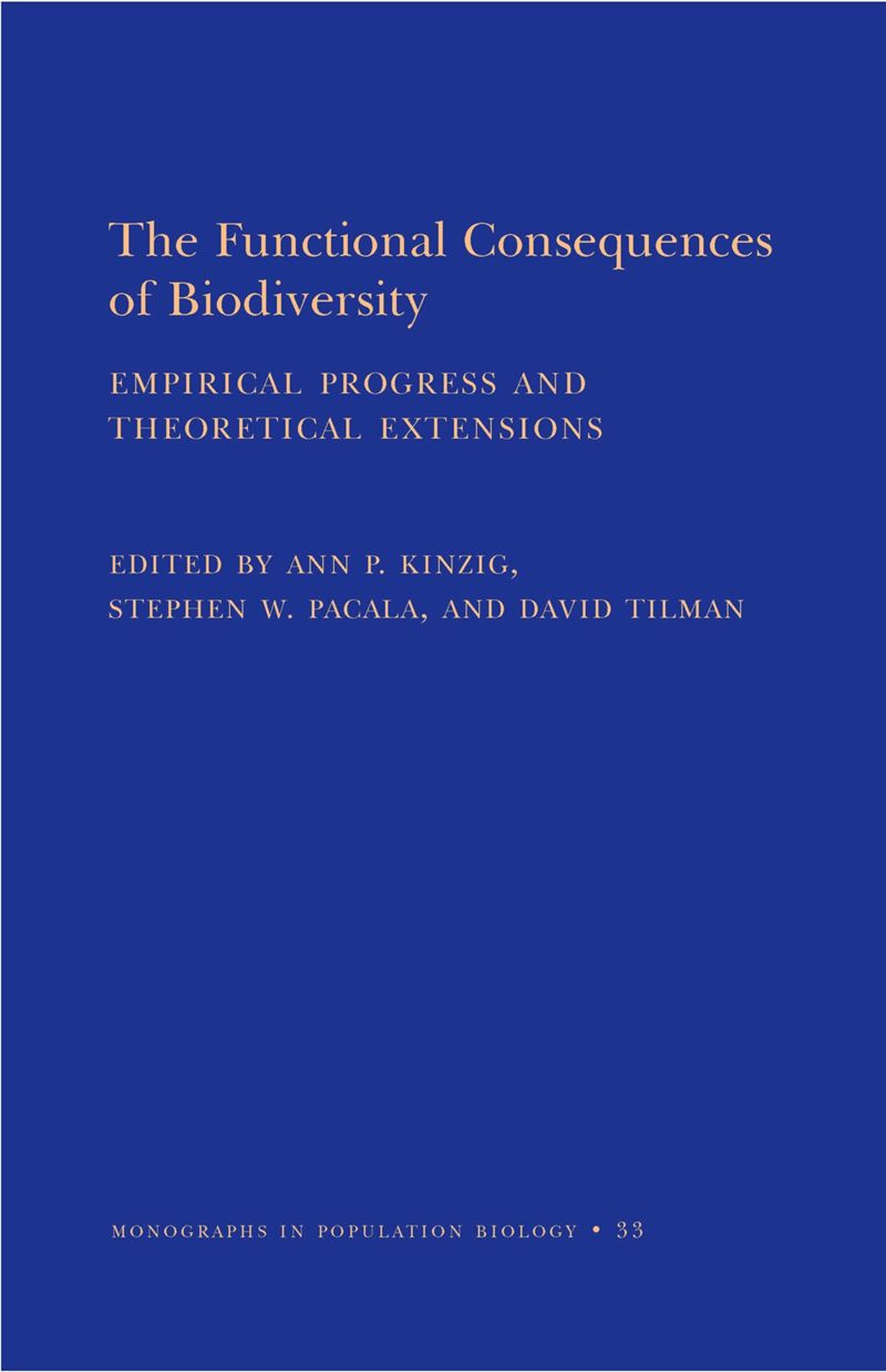 book: The Functional Consequences of Biodiversity