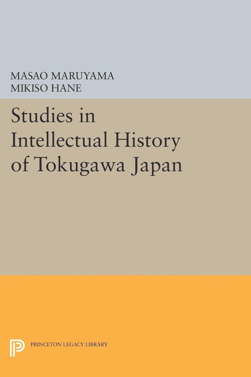 book: Studies in Intellectual History of Tokugawa Japan